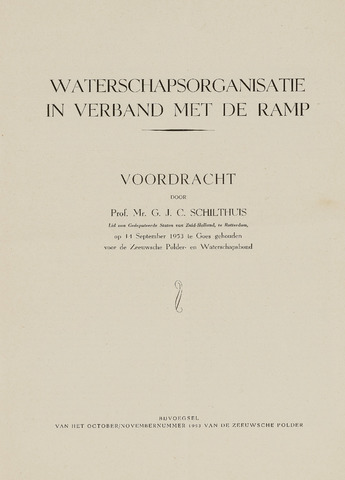 Watersnood documentatie 1953 - diversen 1953-01-07