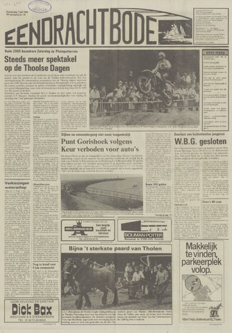 Eendrachtbode /Mededeelingenblad voor het eiland Tholen 1983-07-07
