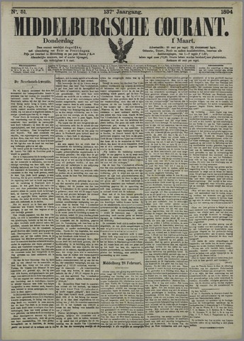 Middelburgsche Courant 1894-03-01