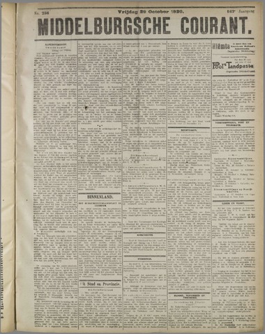 Middelburgsche Courant 1920-10-29