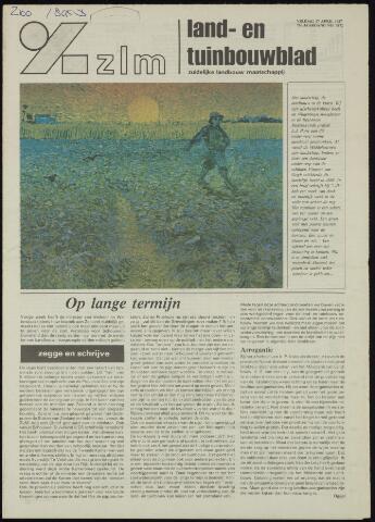 Zeeuwsch landbouwblad ... ZLM land- en tuinbouwblad 1987-04-17