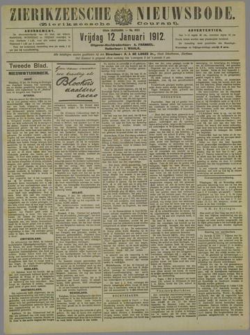 Zierikzeesche Nieuwsbode 1912-01-12