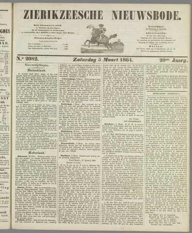 Zierikzeesche Nieuwsbode 1864-03-05
