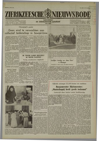 Zierikzeesche Nieuwsbode 1957-07-05