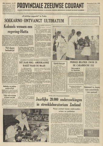 Provinciale Zeeuwse Courant 1958-02-05