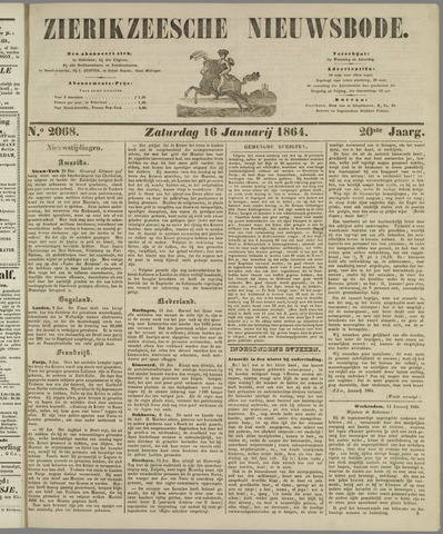 Zierikzeesche Nieuwsbode 1864-01-16
