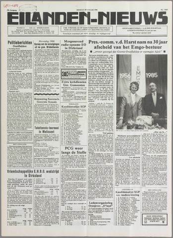 Eilanden-nieuws. Christelijk streekblad op gereformeerde grondslag 1986-01-28