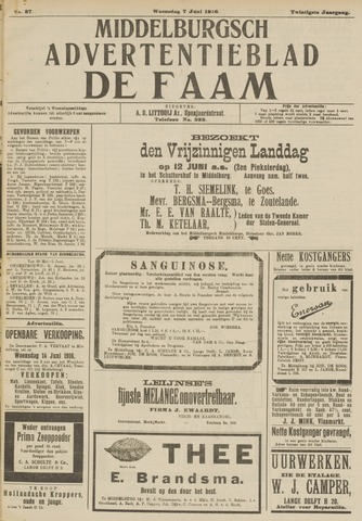 de Faam 1916-06-07