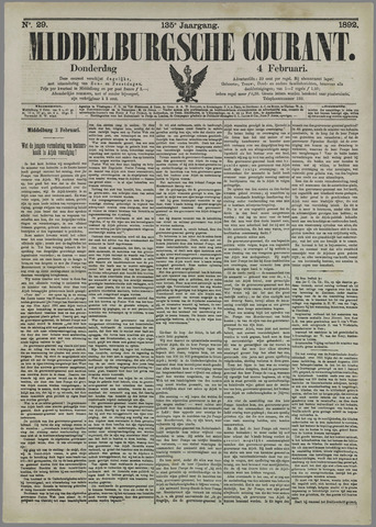 Middelburgsche Courant 1892-02-04