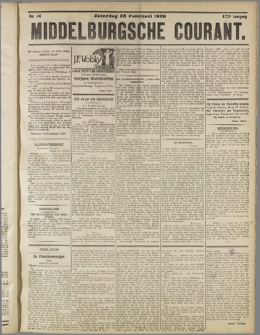 Middelburgsche Courant 1929-02-23