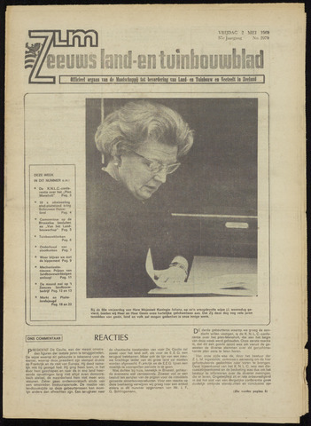 Zeeuwsch landbouwblad ... ZLM land- en tuinbouwblad 1969-05-02