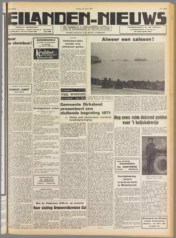 Eilanden-nieuws. Christelijk streekblad op gereformeerde grondslag 1971-04-23