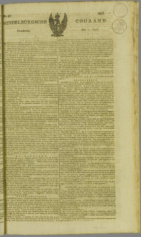 Middelburgsche Courant 1816-04-18