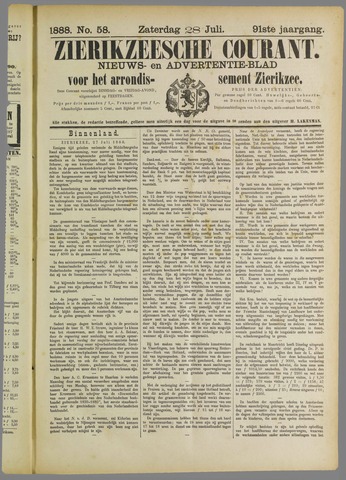 Zierikzeesche Courant 1888-07-28