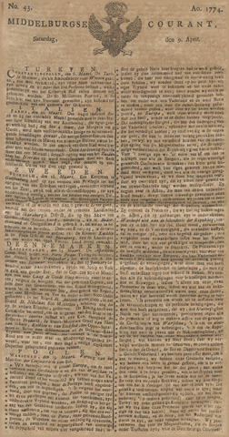 Middelburgsche Courant 1774-04-09