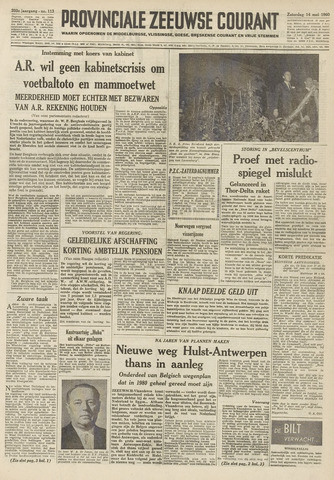 Provinciale Zeeuwse Courant 1960-05-14