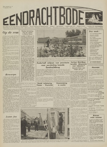 Eendrachtbode (1945-heden)/Mededeelingenblad voor het eiland Tholen (1944/45) 1970-09-17