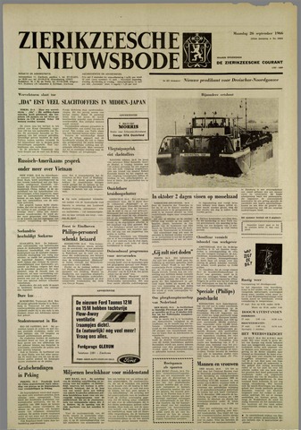 Zierikzeesche Nieuwsbode 1966-09-26