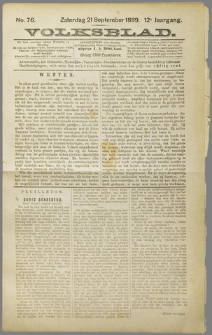 Volksblad 1889-09-21