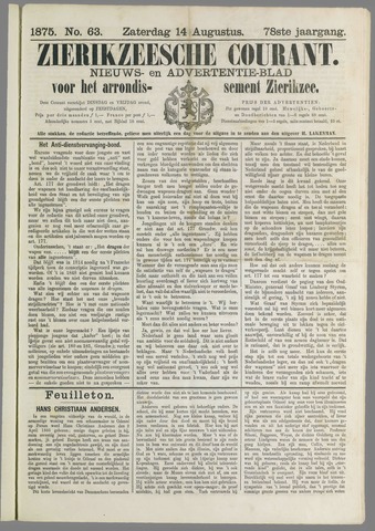 Zierikzeesche Courant 1875-08-14