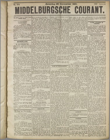 Middelburgsche Courant 1920-11-20