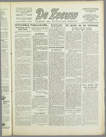 De Zeeuw. Christelijk-historisch nieuwsblad voor Zeeland 1940-05-24