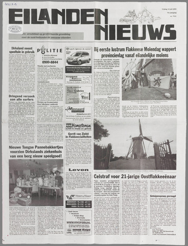 Eilanden-nieuws. Christelijk streekblad op gereformeerde grondslag 2002-07-19