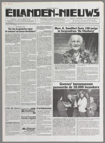 Eilanden-nieuws. Christelijk streekblad op gereformeerde grondslag 1997-10-21