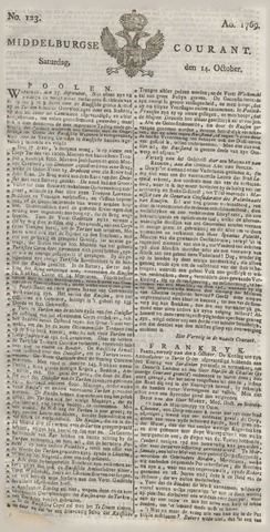 Middelburgsche Courant 1769-10-14