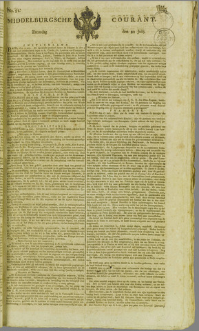 Middelburgsche Courant 1815-07-22