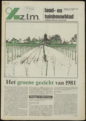 Zeeuwsch landbouwblad ... ZLM land- en tuinbouwblad 1980-12-19