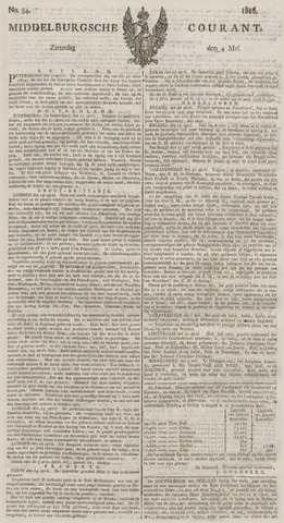 Middelburgsche Courant 1816-05-04