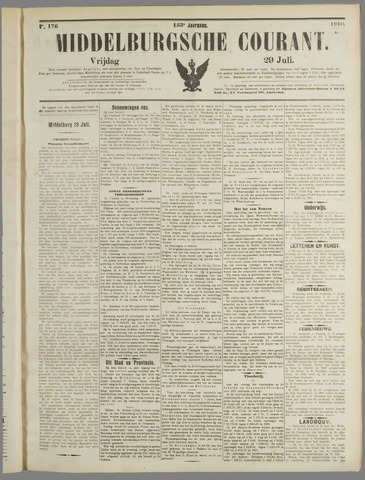 Middelburgsche Courant 1910-07-29