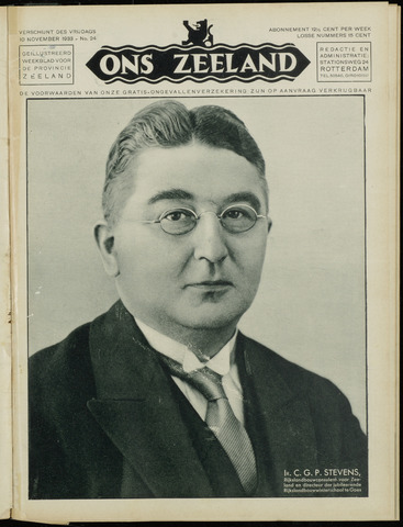Ons Zeeland / Zeeuwsche editie 1933-11-10