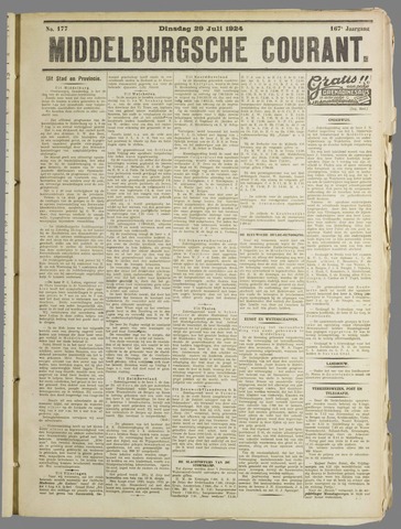 Middelburgsche Courant 1924-07-29
