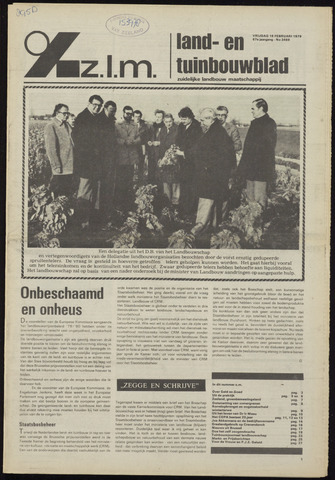 Zeeuwsch landbouwblad ... ZLM land- en tuinbouwblad 1979-02-16