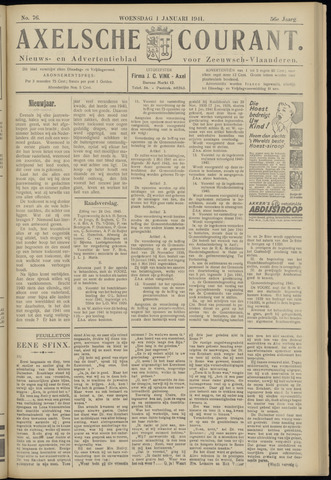 Axelsche Courant 1941-01-01