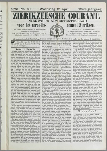 Zierikzeesche Courant 1876-04-12