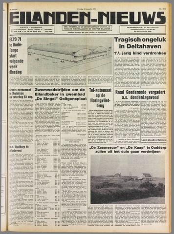 Eilanden-nieuws. Christelijk streekblad op gereformeerde grondslag 1971-08-24
