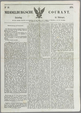 Middelburgsche Courant 1874-02-14