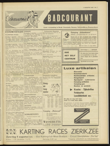 Schouwen's Badcourant 1967-08-04