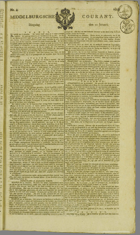 Middelburgsche Courant 1815-01-10