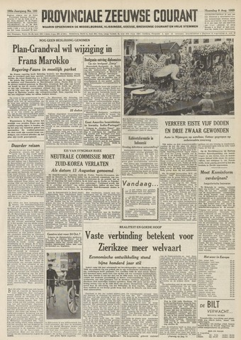 Provinciale Zeeuwse Courant 1955-08-08