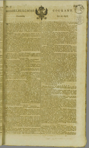 Middelburgsche Courant 1815-04-20