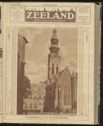 Zeeland. Geïllustreerd Weekblad 1929-12-27