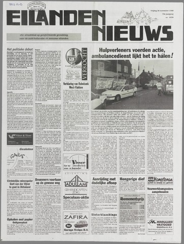 Eilanden-nieuws. Christelijk streekblad op gereformeerde grondslag 1999-11-26