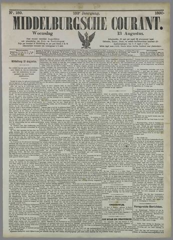Middelburgsche Courant 1890-08-13