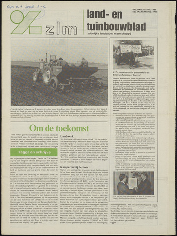 Zeeuwsch landbouwblad ... ZLM land- en tuinbouwblad 1985-04-26