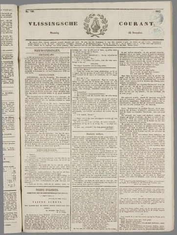 Vlissingse Courant 1847-11-22