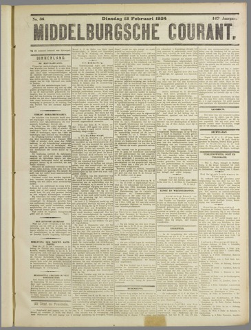 Middelburgsche Courant 1924-02-12